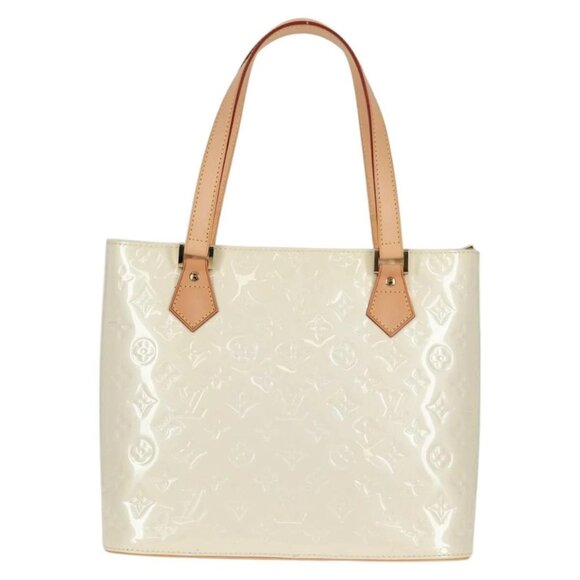 LOUIS VUITTON Monogram Vernis Houston Hand Bag Perle M91342 LV Auth ep10355A - Picture 2 of 16